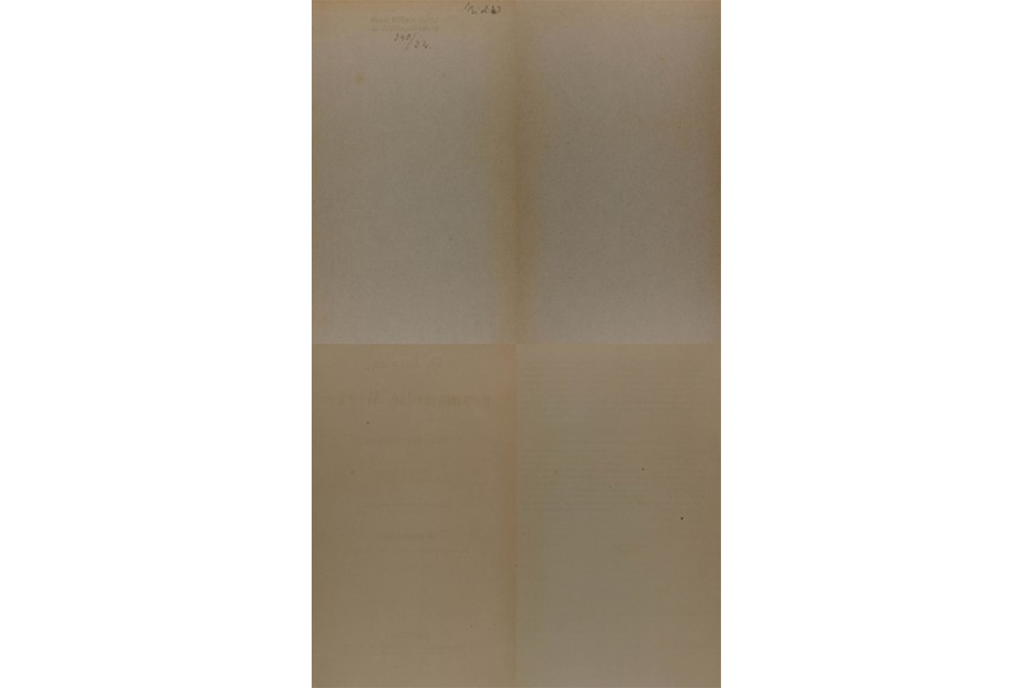 Akos Czigany, 4 Blank Pages From Charles Darwin