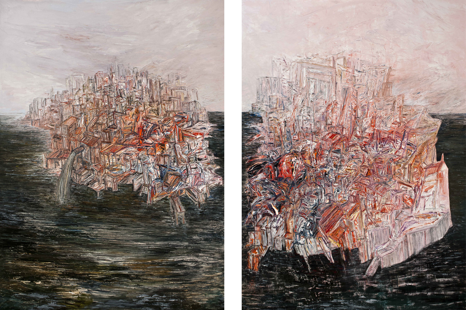 Stamboli : Towardsa City (Diptych) , 2012