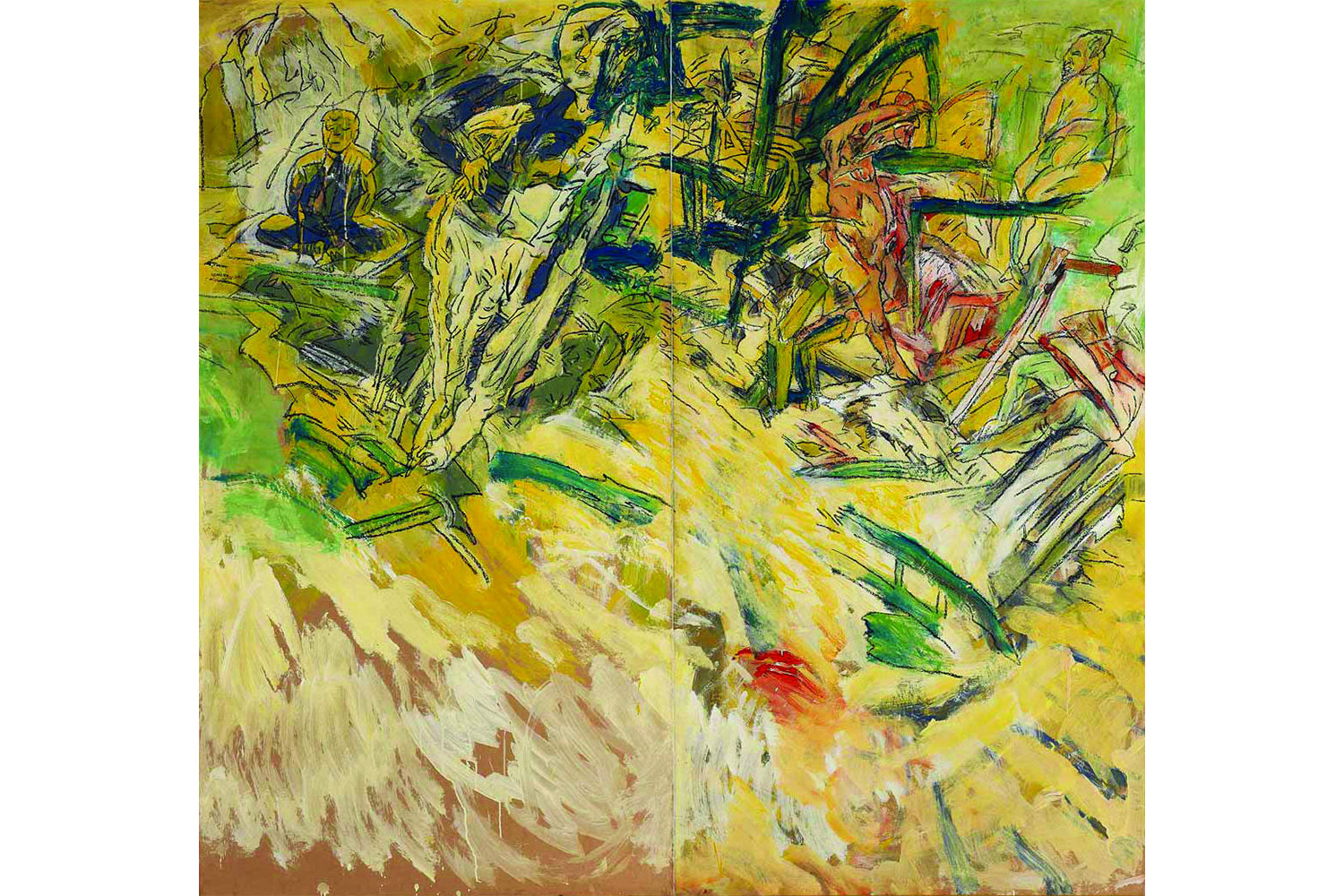 Composition No: 24 (diptych), 2000