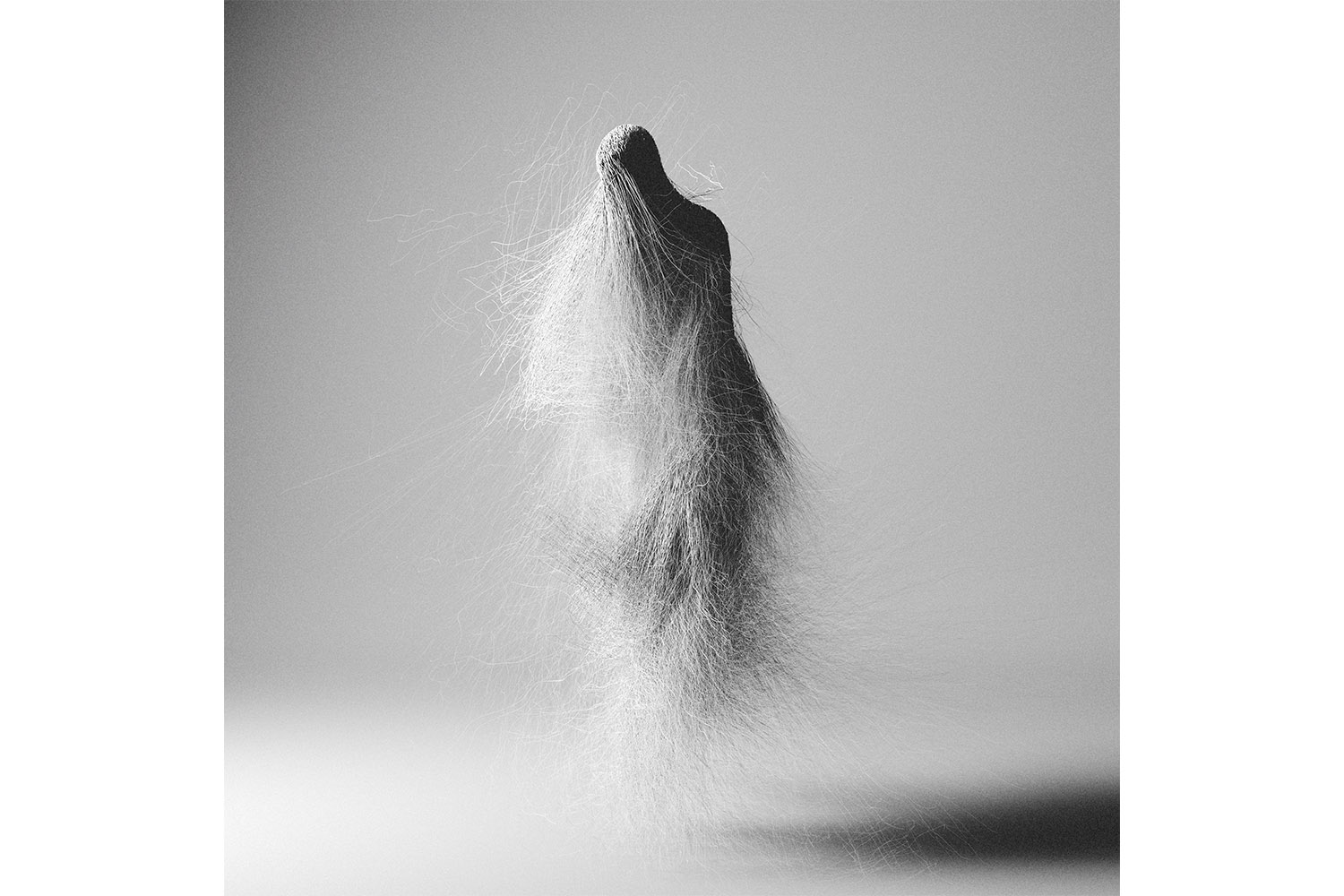 Can Pekdemir, Fur: Whole Body Motion I, Triptych, 2019